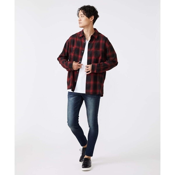 オンブレチェックシャツ | マルイウェブチャネル