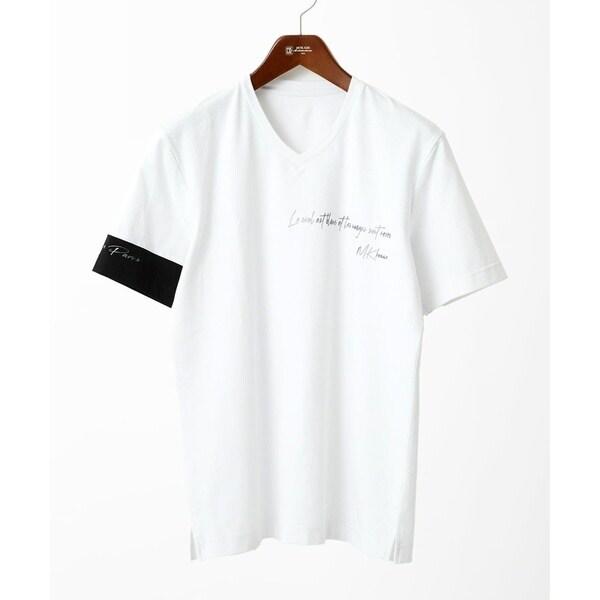 洗える】アシメトリープリントカットソー | MKオム(MK homme) | マルイ