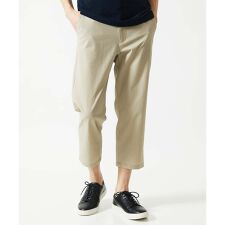 【洗える / 快適清涼素材】サマーサッカーストライプ クロップドパンツ | MKオム(MK homme)
