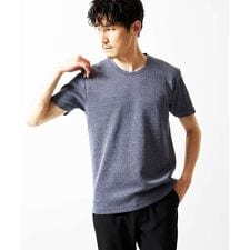 【洗える】ワッフルカットソー