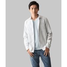 MKオム(MK homme)の【洗える／日本製生地】ドビーリバーシブルシャツ