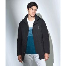 MKオム(MK homme)の【４サイズ展開/中綿ライナー付/３WAY】フード付きコート /TECEASY