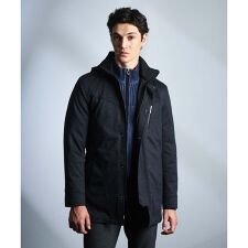 MKオム(MK homme)の【４サイズ/中綿ライナー付/３WAY】フード付きコート / 千鳥柄