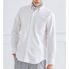 大人のふだん着 ボタンダウンシャツ 長袖