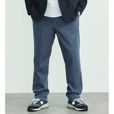 【大きいサイズ】デニスラ AIR スリムテーパードパンツ 軽量 ビジカジ