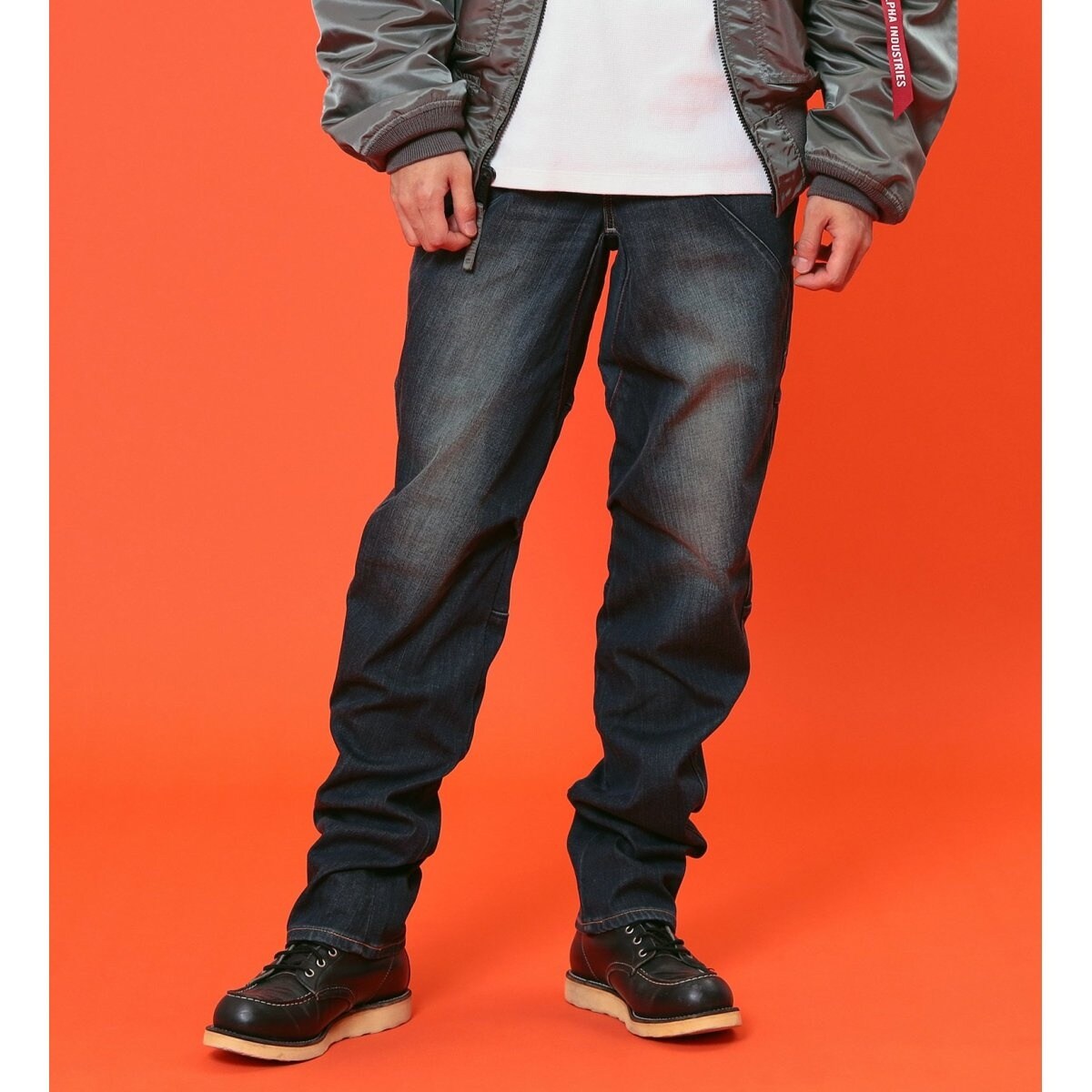 56design別注】バイク用WILDFIRE 3層構造 デニムパンツ 防風/保温/耐