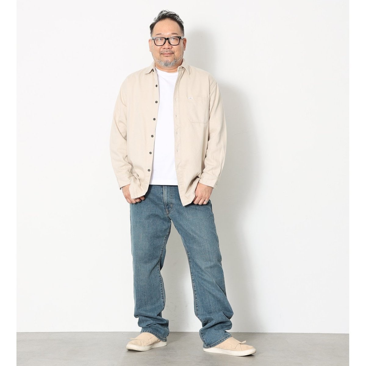 エドウィン（EDWIN）/【大きいサイズ】インターナショナルベーシック 404フレックス ルーズストレートパンツ 大きいサイズ】インターナショナルベーシック 404フレックス ルーズ