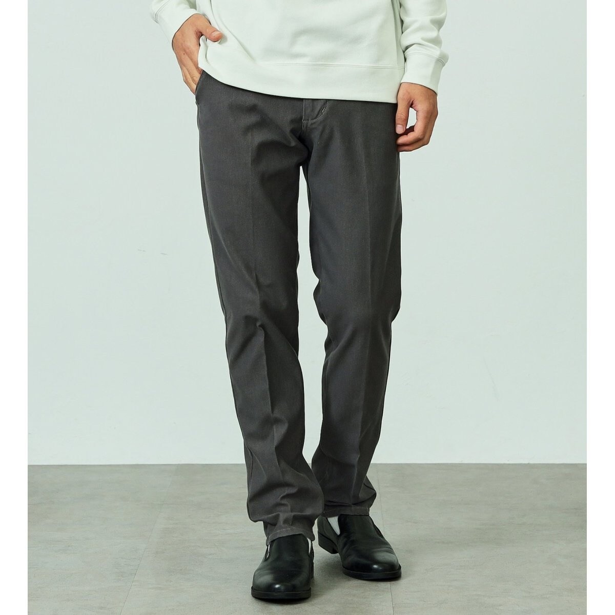 デニスラ スリムテーパード スラックス コーデュロイパンツ ストレッチ