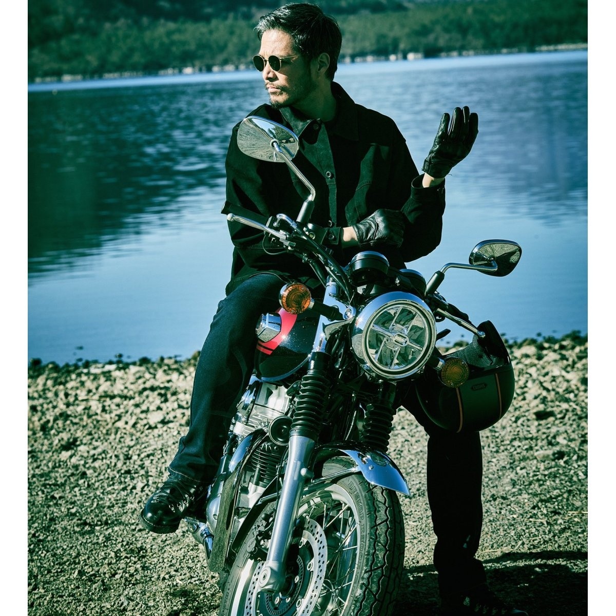 D.E.F DENIM バイク用 ジーンズ デニムパンツ ストレート 耐摩擦