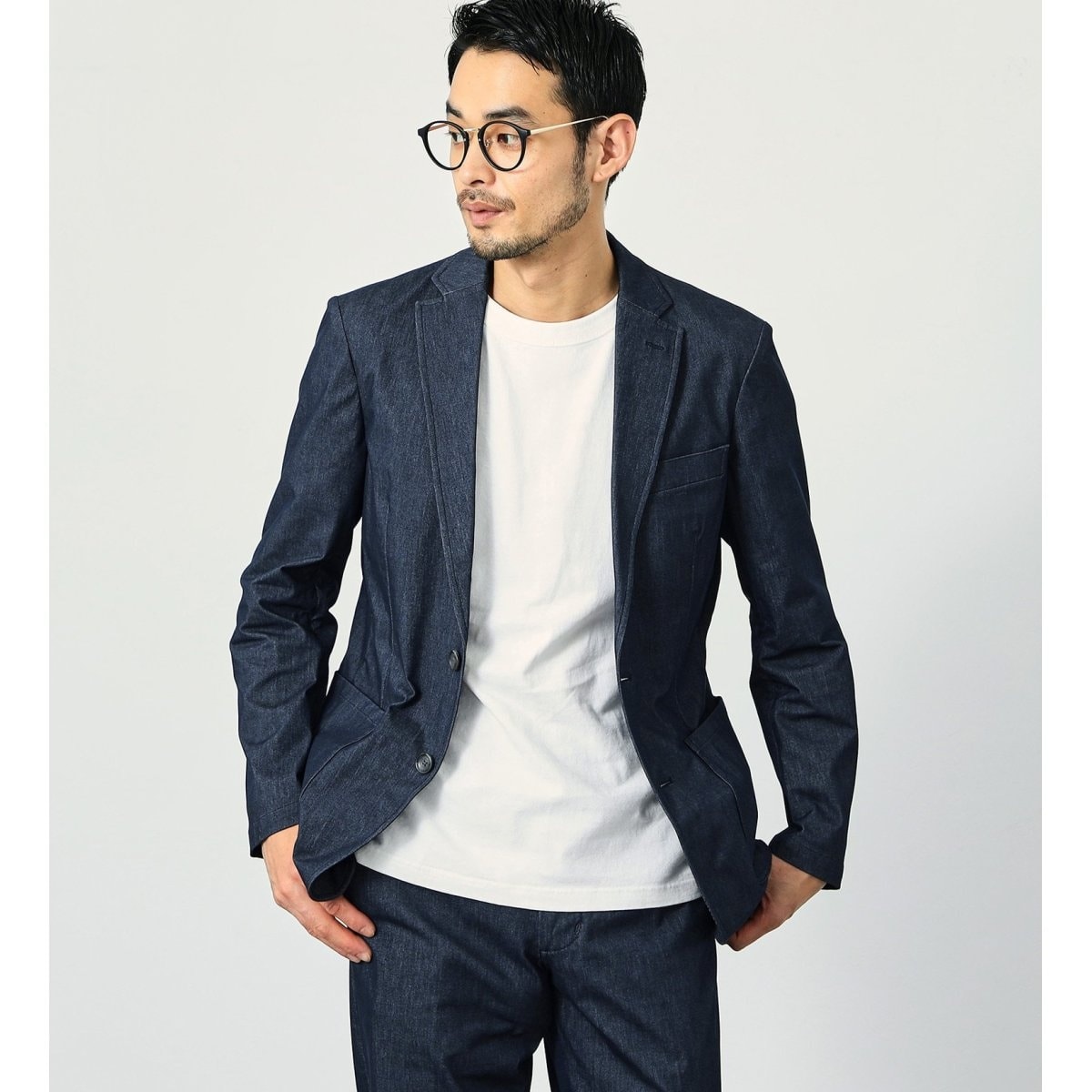 デニスラ ルーミーテイラードジャケット ゆったりシルエット