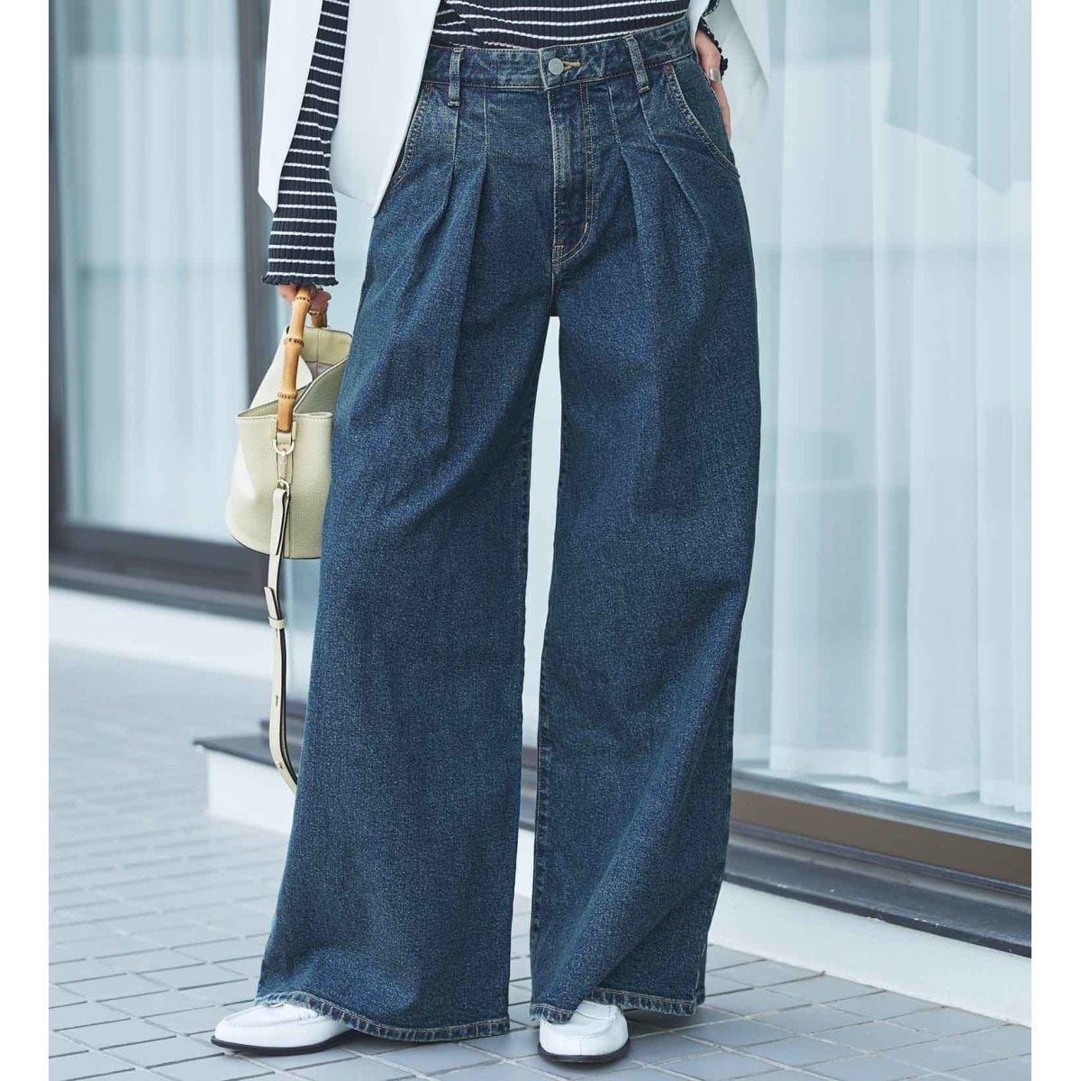 essentials タックワイドデニムパンツ | エドウィン(EDWIN) | マルイ