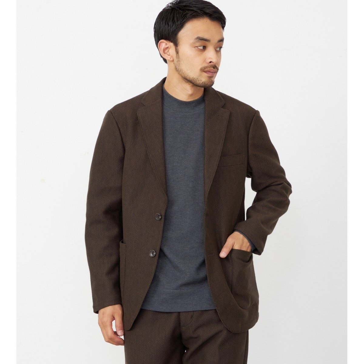 デニスラ ルーミー テーラードジャケット ツイード ビジネス