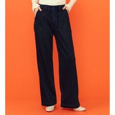 エドウィン(EDWIN)のEDWIN LADIES ジャージーズ イージーベイカーワイドデニムパンツ【暖】