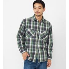 エドウィン(EDWIN)のワークシャツ チェック 長袖