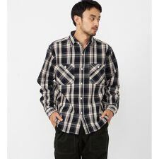 エドウィン(EDWIN)のワークシャツ チェック 長袖