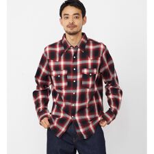 エドウィン(EDWIN)のウエスタンシャツ チェック 長袖