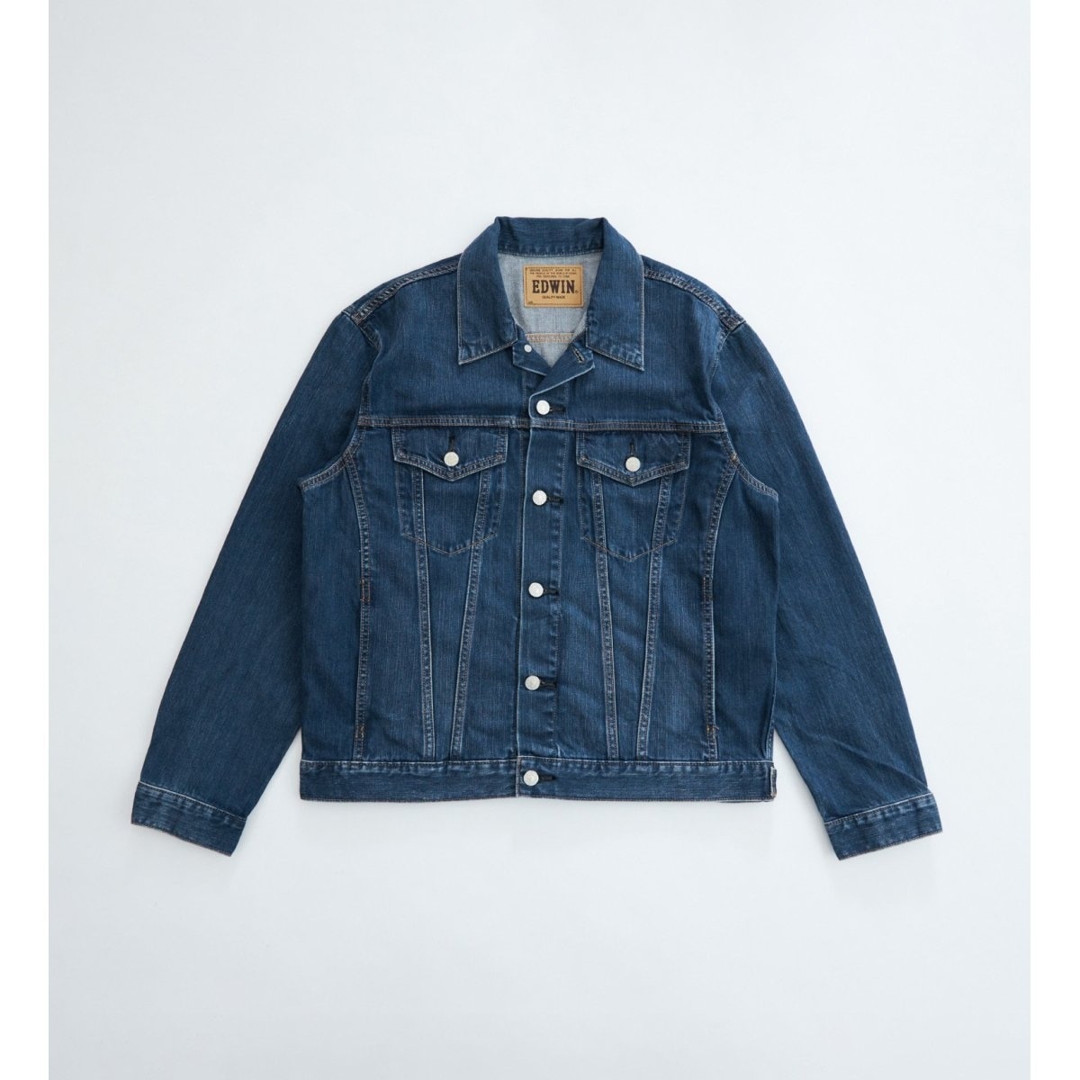 ヒッコリー×デニム切替ワークジャケット | アイテムズ アーバン