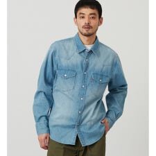 ウエスタンシャツ デニム 長袖