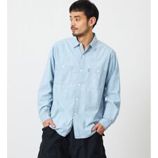 ワークシャツ デニム 長袖