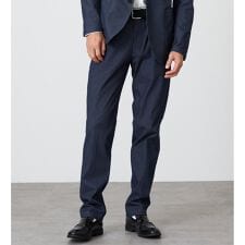 デニスラ AIR スリムテーパード スラックス ビジネス ストレッチ