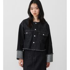 ロールアップ デニムジャケット Gジャン