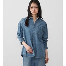 ビッグシルエット デニムシャツ