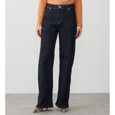 EDWIN LADIES ジャージーズ プレミアム ワイド デニムパンツ ジーンズ ストレッチ シル