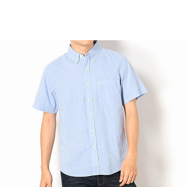 EDWIN ボタンダウンシャツ 半袖（麻） | ファッション通販