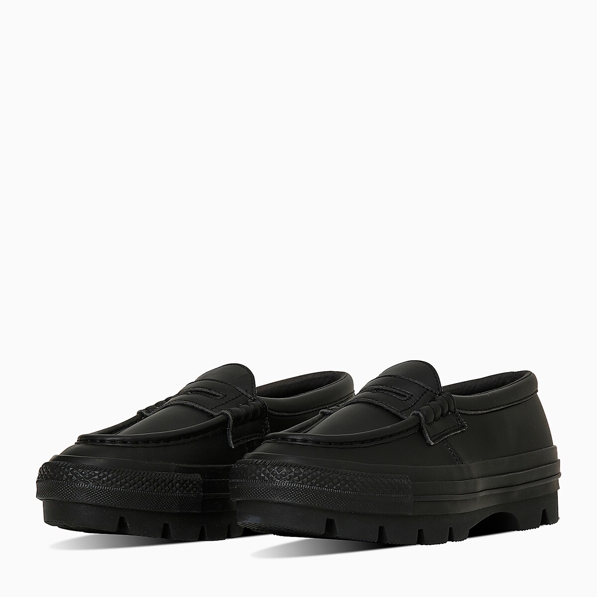 コンバースオールスター　トラックウェーブ　ローファー　ブラックモノクローム CONVERSE ALL STAR (R) TREKWAVE LOAFER BLACK/MONOCHROME