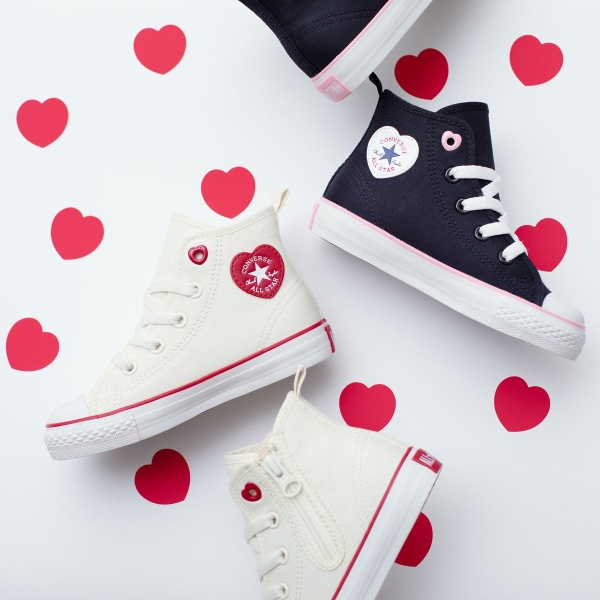 CONVERSE／コンバース／チャイルド オールスター N ハートパッチ Z HI