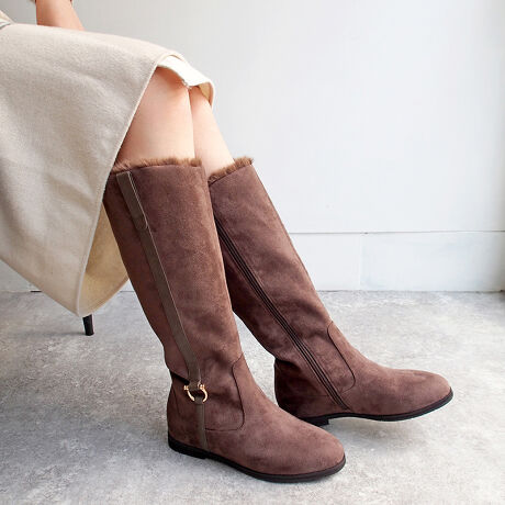 スタイルアップ 撥水 防滑 インヒールファーロングブーツ サヴァサヴァ Cavacava ファッション通販 マルイウェブチャネル