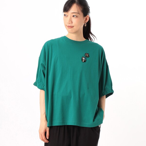 ミニワッペン刺繍ドルマンTシャツ | スーパーハッカ(SUPER HAKKA