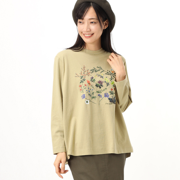 【Flower Circle】フラワーサークル プリント Tシャツ