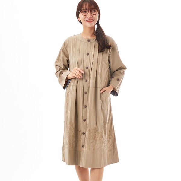 SUPER HAKKA ベージュ キルティングコート