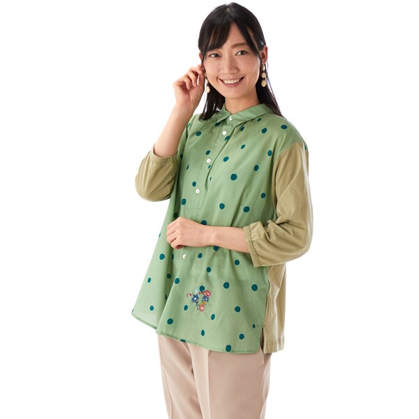 CHANEL フラワープリント 長袖ブラウス サイズ42 レディース フラワー プリント ブラウス通販 [0101-45115