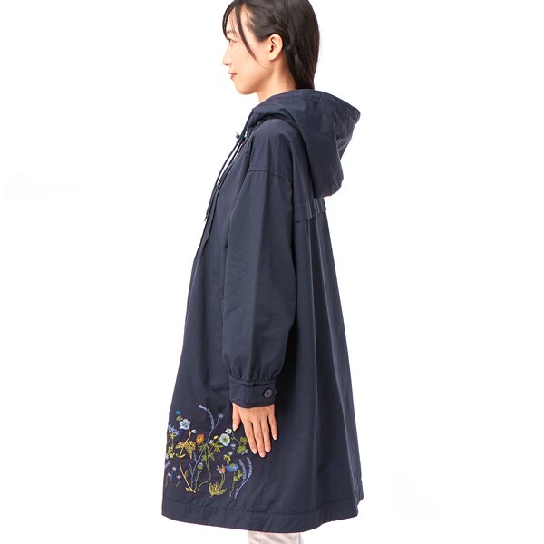 スカラップ刺繍ナイロンキルティングフードコート　スーパーハッカ 楽天市場】【15~19号】スカラップ刺繍ナイロンキルティング