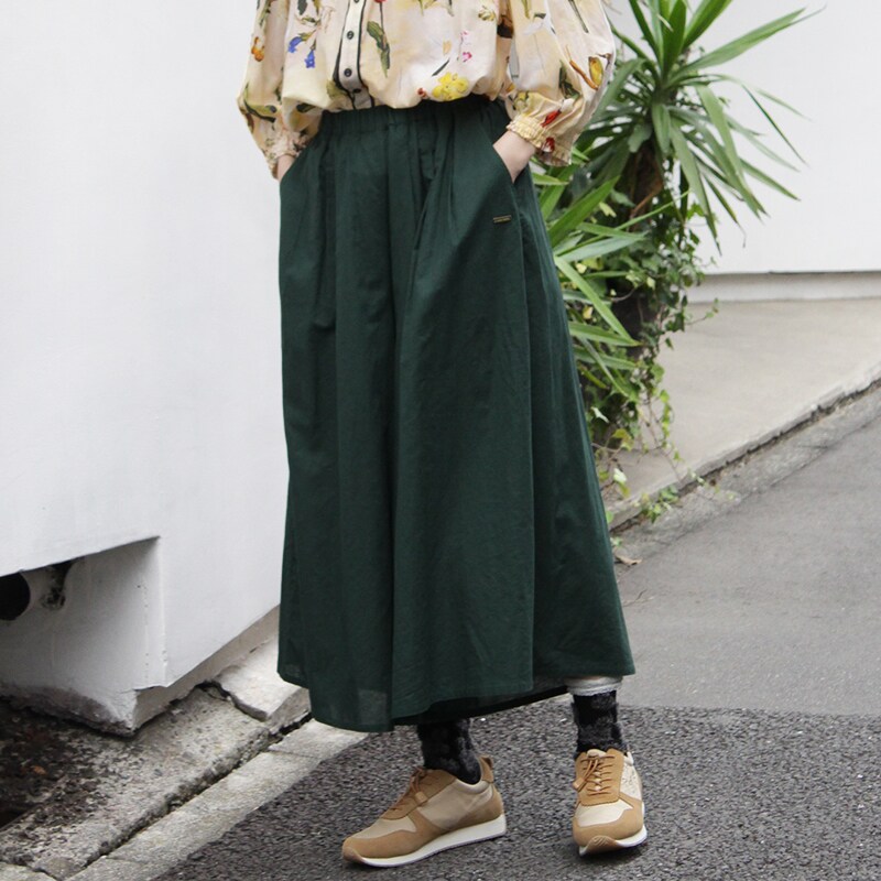 綿麻ボイルワッシャー ボリュームギャザーパンツ（その他パンツ