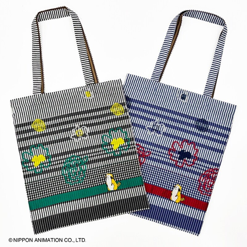 SUPER HAKKA×Ball&Chain 花うさぎ刺繍トートバッグ(L