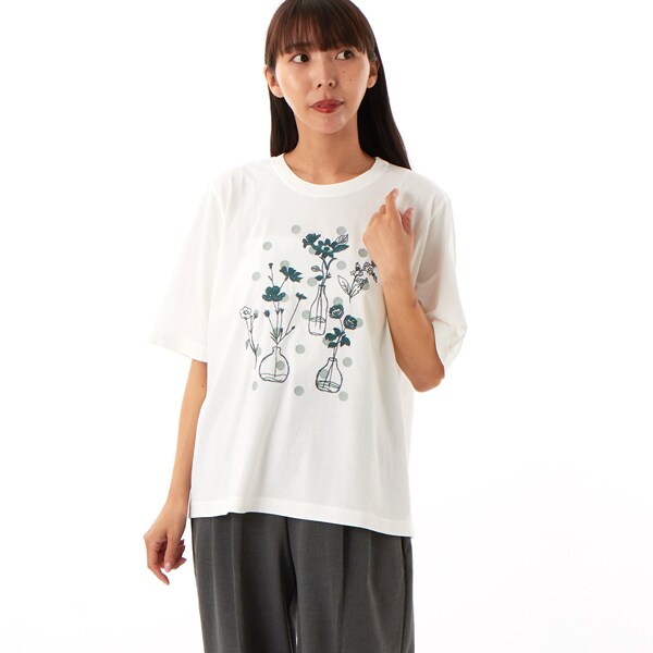 [15〜19号]SUPER HAKKA×庄島歩音「swallows and hare」Tシャツ 大きいサイズ][15号 19号 ]SUPER HAKKA×庄島歩音「swallows and