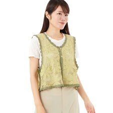 マーガレットリリアンコード刺繍ベスト