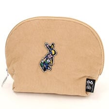 スーパーハッカ(SUPER HAKKA)のウサギモチーフ付きコーデュロイラウンドポーチ