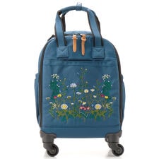 スーパーハッカ(SUPER HAKKA)のフラワーバレー刺繍キャリーバッグ