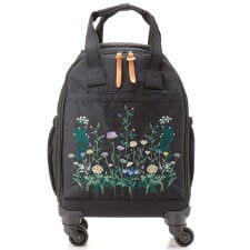 スーパーハッカ(SUPER HAKKA)のフラワーバレー刺繍キャリーバッグ