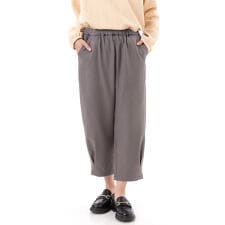 スーパーハッカ(SUPER HAKKA)のポリエステルツイルナチュラルストレッチ+ベロアストレッチテーパードパンツ