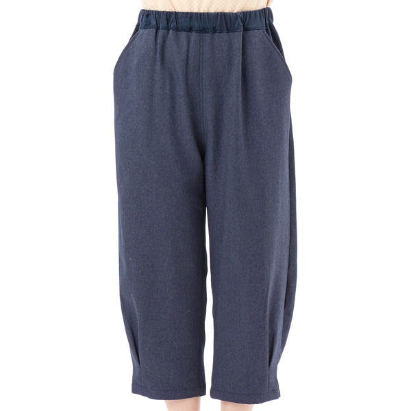 ポリエステルツイルナチュラルストレッチ+ベロアストレッチテーパード