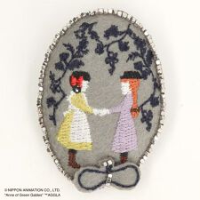 SUPER HAKKA×世界名作劇場 ｢赤毛のアン｣心の友と蝶々刺繍ブローチ