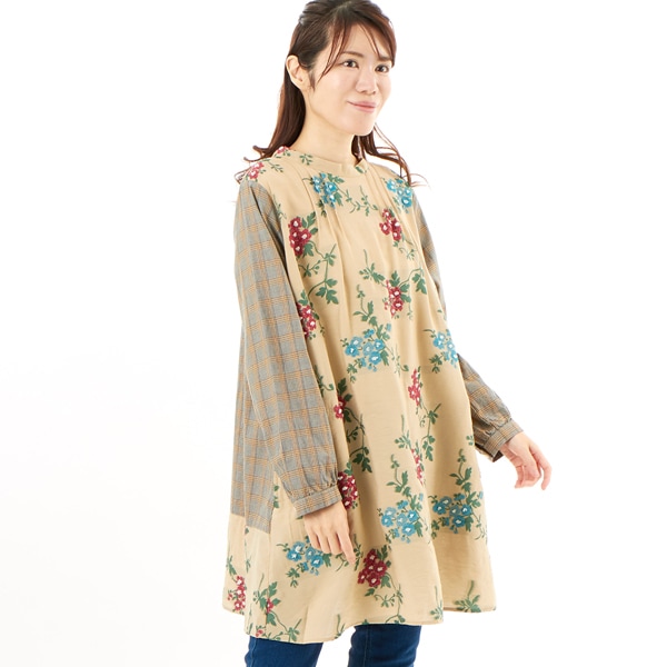 レーヨンナイロンアクリルトレイリングブルームカットジャカード+