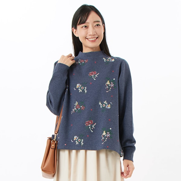 SUPER HAKKA×世界名作劇場 ｢赤毛のアン｣花とブランコ刺繍 長袖