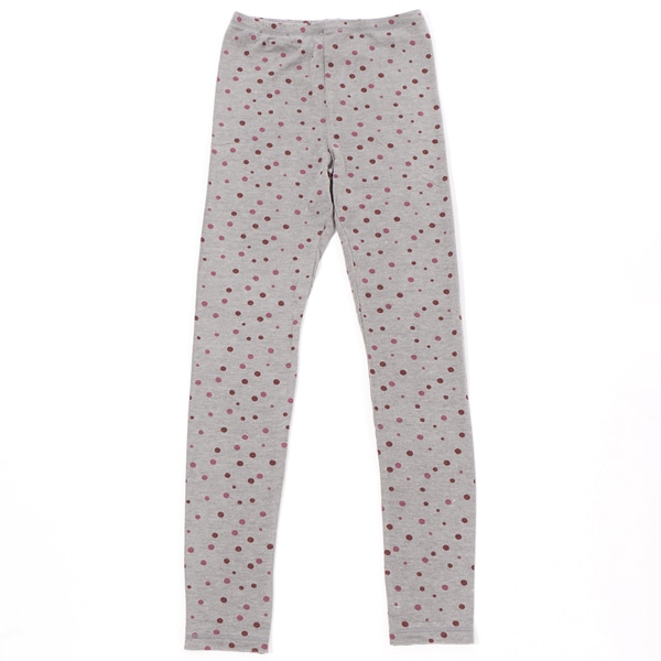 スーパーハッカフィーユ（super hakka feuille）/[15〜19号]マシュマロタッチベア天竺ランダムドットプリントレギンス マシュマロタッチベア天竺ランダムドットプリントレギンス | スーパー