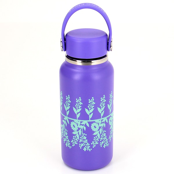 花柄ボトル SUPER HAKKA×Hydro Flask ボタニカルガーランドプリントステンレス